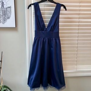 Navy blue forever 21 cocktail dress